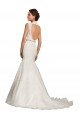 Blanc Sirène Tulle Dentelle Robes de mariée Pas Chère