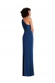 Bleu roi Fourreau Spandex Longue Robes demoiselle d'honneur / Robes de bal Pas Chère