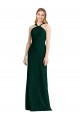 Evergreen Trompette Licou Mousseline Longue Robes demoiselle d'honneur Pas Chère