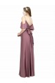 Fourreau Épaule Dénudée Satiné Soyeux Longue Formelles Robes demoiselle d'honneur / Robes de soirée / Robes de bal Pas Chère