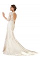 Ivoire Fourreau Dentelle Robes de mariée Pas Chère