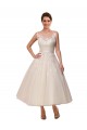 Ivoire Princesse Illusion Tulle Dentelle Robes de mariée Pas Chère