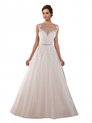 Ivoire Princesse Tulle Dentelle Robes de mariée Pas Chre