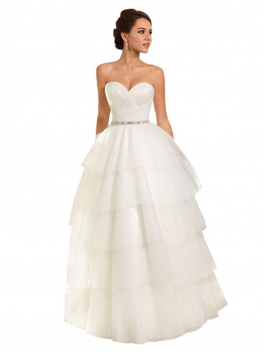 Ivoire Princesse Tulle Robes de mariée Pas Chre