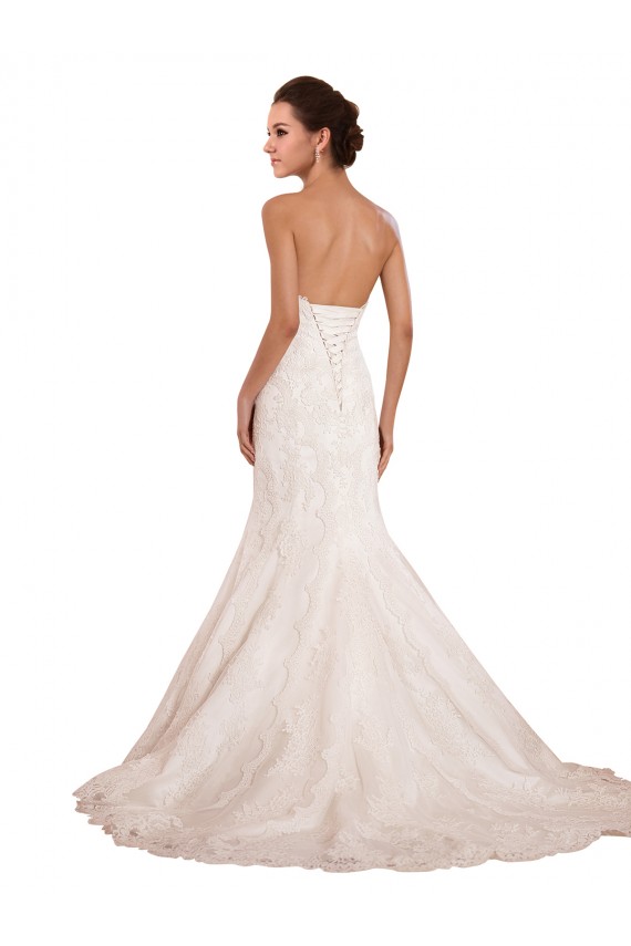 Ivoire Sirène Dentelle Robes de mariée Pas Chère