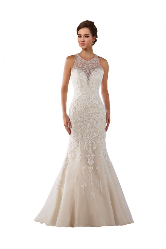 Ivoire Sirène Dentelle Robes de mariée Pas Chère