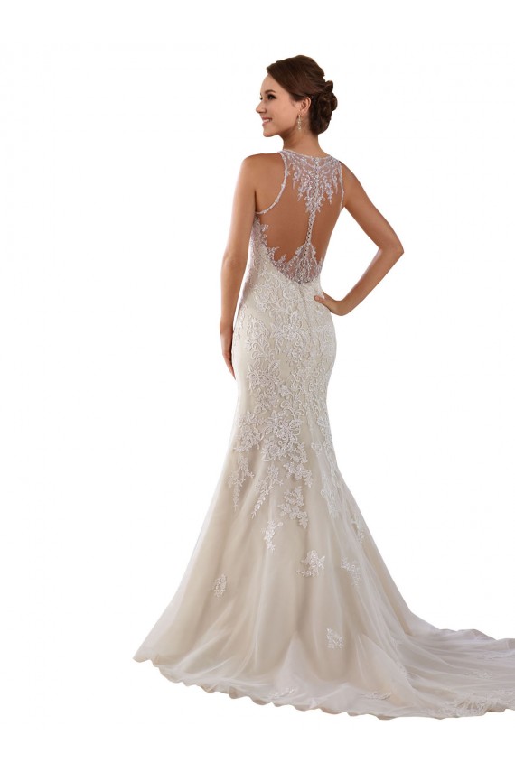 Ivoire Sirène Dentelle Robes de mariée Pas Chère