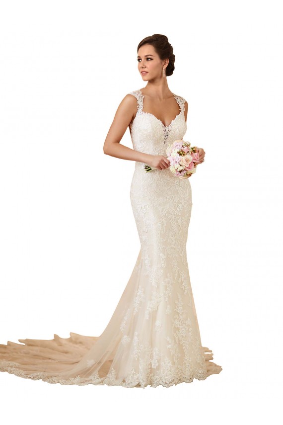 Ivoire Sirène Dentelle Robes de mariée Pas Chère