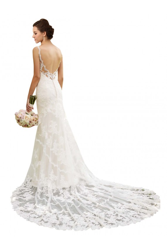 Ivoire Sirène Dentelle Robes de mariée Pas Chère