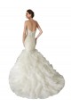 Ivoire Sirène Tulle Robes de mariée Pas Chère