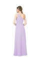 Lilas Fourreau Mousseline Longue Formelles Robes demoiselle d'honneur / Robes de soirée Pas Chère