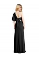 Noir Fourreau Crêpe Stretch Longue Formelles Robes demoiselle d'honneur / Robes de soirée / Robes de bal Pas Chère