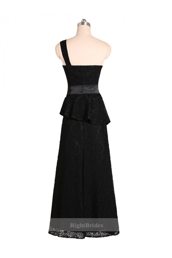 Noir Sirène Satiné Longue Robes demoiselle d'honneur Pas Chère