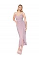 Primevère Sirène Bretelles spaghetti Mousseline Courte Asymétrique Robes demoiselle d'honneur / Robes de bal / Robes de cocktail Pas Chère
