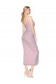 Primevère Sirène Bretelles spaghetti Mousseline Courte Asymétrique Robes demoiselle d'honneur / Robes de bal / Robes de cocktail Pas Chère