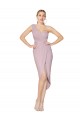 Primevère Sirène Mousseline Courte Asymétrique Robes demoiselle d'honneur / Robes de soirée / Robes de bal Pas Chère