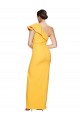 Safran Fourreau Crêpe Stretch Longue Formelles Robes demoiselle d'honneur / Robes de soirée / Robes de bal Pas Chère