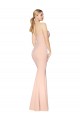 Sirène Col Haut Crêpe Stretch Longue Formelles Robes demoiselle d'honneur / Robes de soirée / Robes de bal Pas Chère