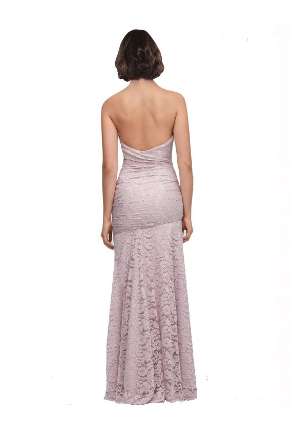 Sirène Dentelle Longue Robes demoiselle d'honneur / Robes de bal Pas Chère