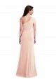 Trompette Crêpe Stretch Longue Formelles Robes demoiselle d'honneur / Robes de soirée / Robes de bal Pas Chère