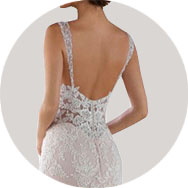 Bas du dos Robes de mariée Pas Chère