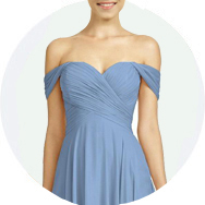 Mancherons Robes demoiselle d'honneur Pas Chère
